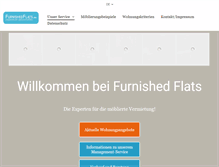Tablet Screenshot of furnishedflats.de